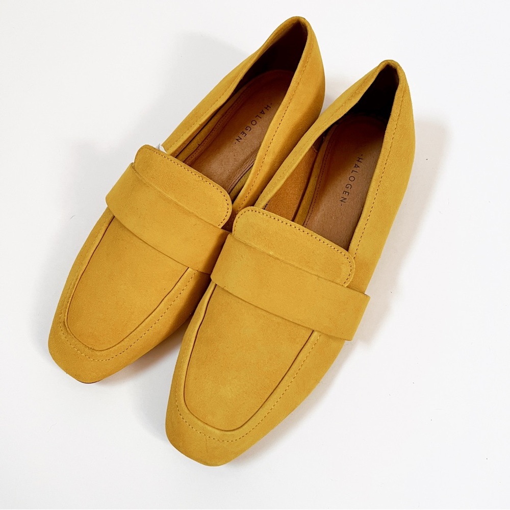 Halogen Mustard Yellow Loafers